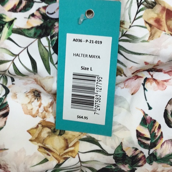 Two Piece Halter Tankini Size M/L - Picture 9 of 9